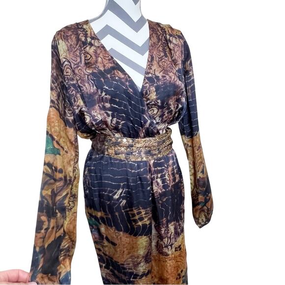 MESDEMOISELLES Hopi Jumpsuit Tie Dye Abstract Print Size 36 or 4 US - Picture 5 of 16